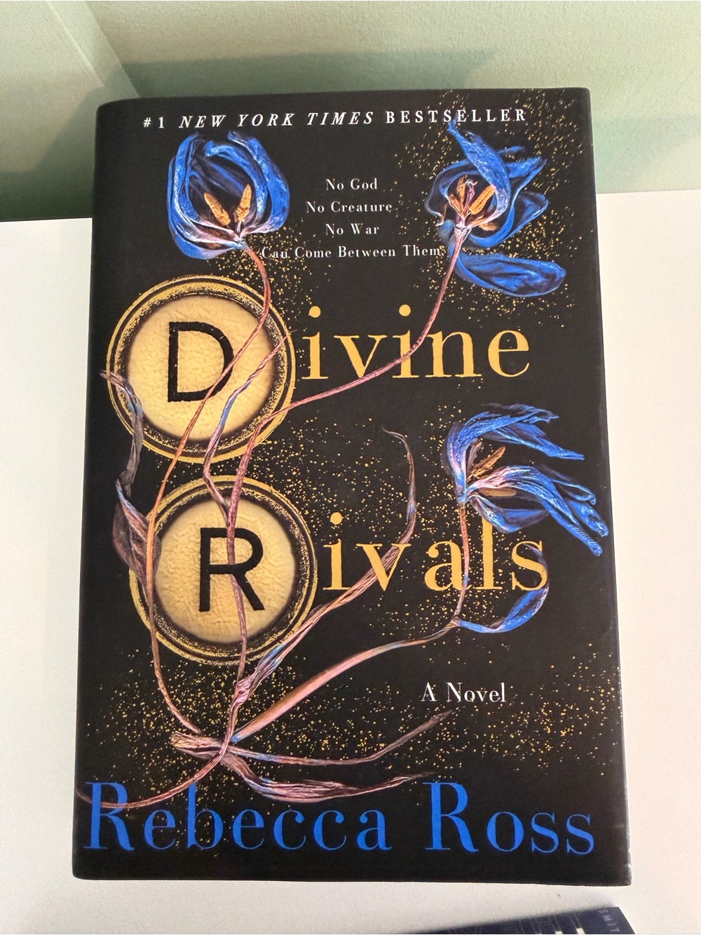 Divine Rivals Rebecca Ross Hardcover 2023 YA Fantasy Romance Dust Jacket